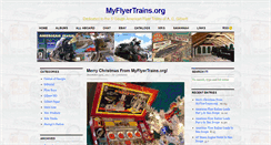 Desktop Screenshot of myflyertrains.org